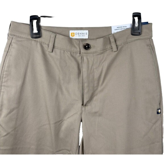 Dennis School Uniform Khaki Mens Pants Style 078500 M30U NWT 30xUnhemmed - Picture 1 of 5
